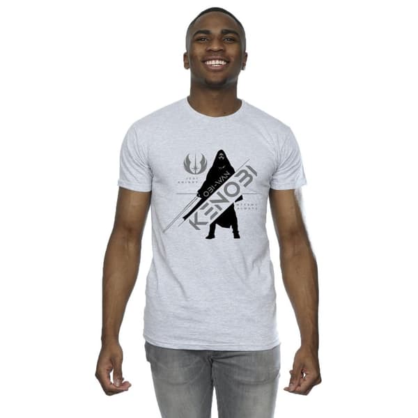 Star Wars Mens Obi-Wan Kenobi Jedi Knight T-Shirt