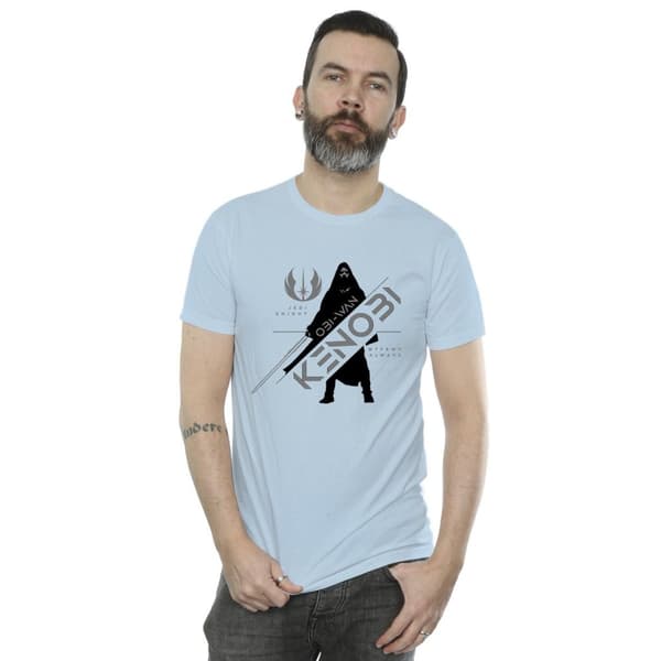 Star Wars Mens Obi-Wan Kenobi Jedi Knight T-Shirt