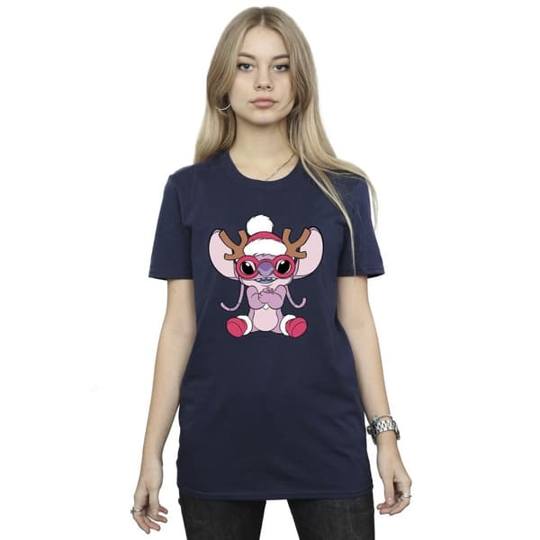 Disney Dam/Lillo & Stitch - Angel Reindeer - Pojkvänströja i bomull