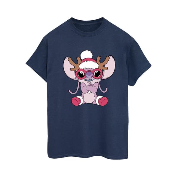 Disney Dam/Lillo & Stitch - Angel Reindeer - Pojkvänströja i bomull