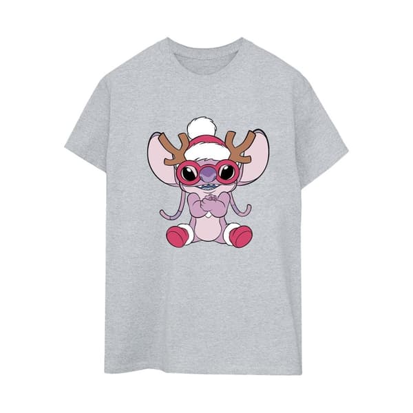 Disney Dam/Lillo & Stitch - Angel Reindeer - Pojkvänströja i bomull