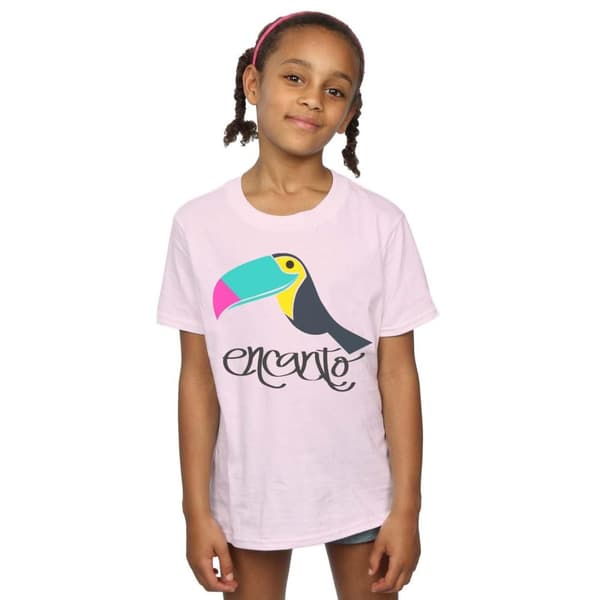 Disney Encanto Toucan bomulls-T-shirt för flickor