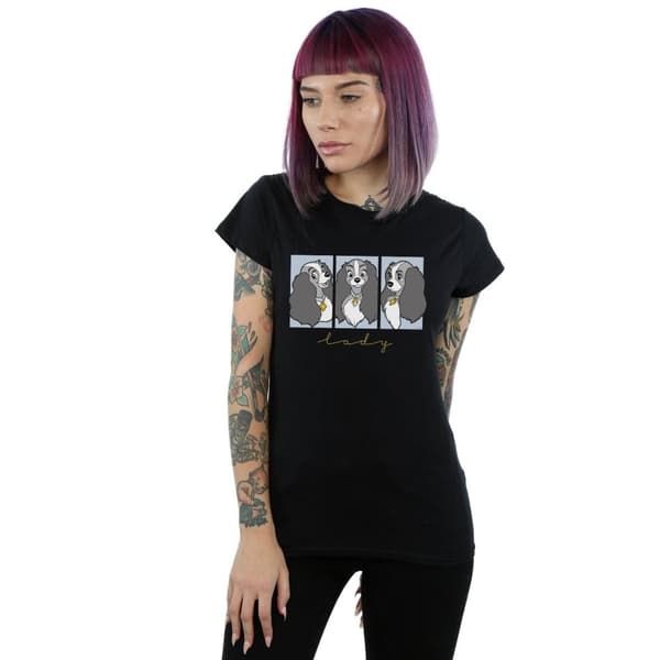 Disney Womens/Ladies Lady And The Tramp Lady Frames Cotton T-Shirt