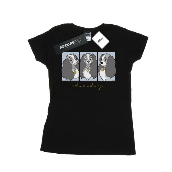Disney Womens/Ladies Lady And The Tramp Lady Frames Cotton T-Shirt