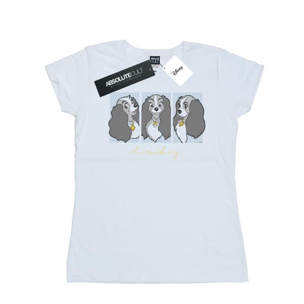 Disney Womens/Ladies Lady And The Tramp Lady Frames Cotton T-Shirt