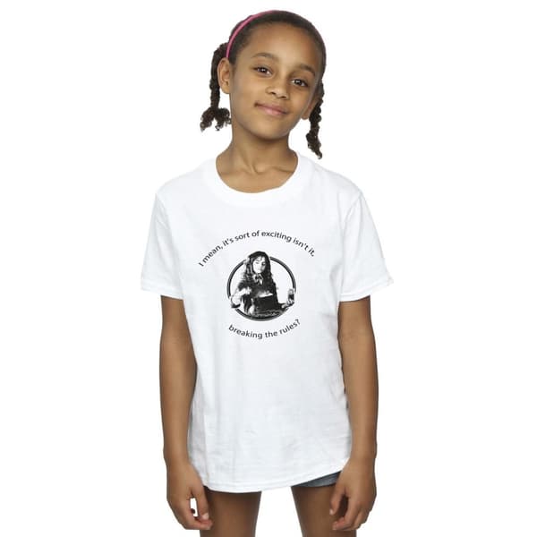Harry Potter Girls Hermione Breaking The Rules Cotton T-Shirt
