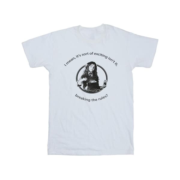 Harry Potter Girls Hermione Breaking The Rules Cotton T-Shirt