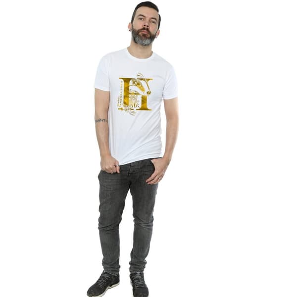 Harry Potter Mens Hufflepuff Badger T-Shirt