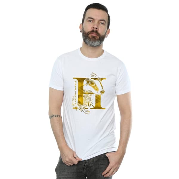 Harry Potter Mens Hufflepuff Badger T-Shirt