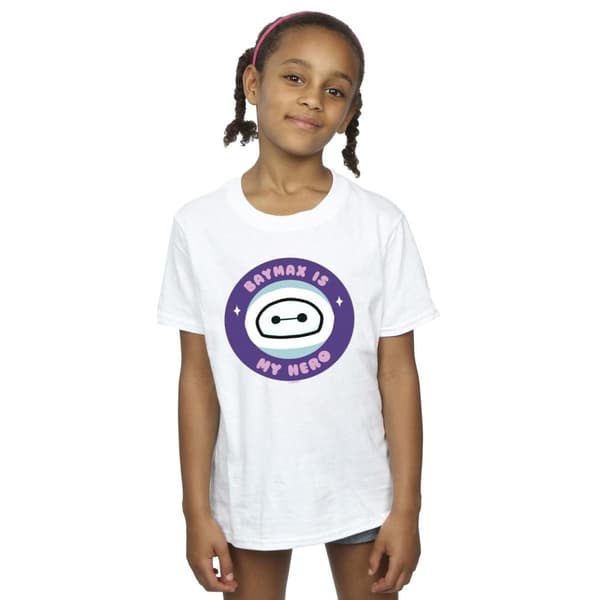 Disney Big Hero 6 Baymax My Hero Pocket T-shirt i bomull för flickor