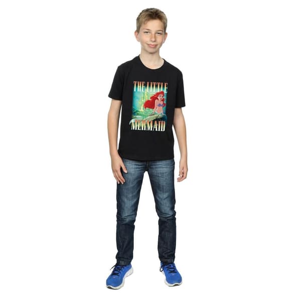 Disney Boys The Little Mermaid Ariel Montage T-Shirt