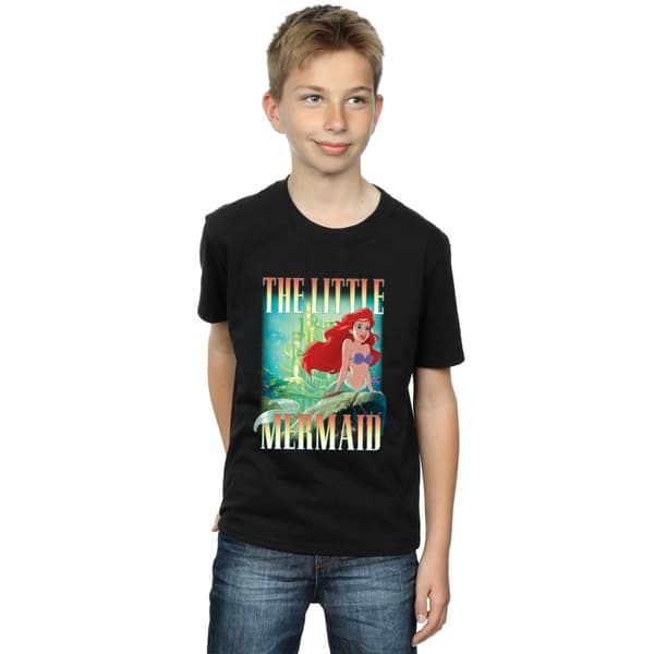 Disney Boys The Little Mermaid Ariel Montage T-Shirt