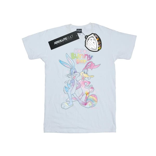 Looney Tunes T-shirt i bomull för flickor Bugs And Daffy Happy Bunny Day