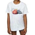 Miniatyrbilde 4 av 5: Disney Girls Cars Lightning Vs Storm Cotton T-Shirt