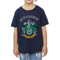 Miniatyrbillede 3 af 5: Harry Potter Girls Slytherin Crest Cotton T-Shirt