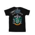 Miniatyrbillede 1 af 5: Harry Potter Girls Slytherin Crest Cotton T-Shirt