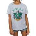 Miniatyrbillede 3 af 5: Harry Potter Girls Slytherin Crest Cotton T-Shirt