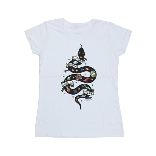 Harry Potter Womens/Ladies Slytherin Sketch Cotton T-Shirt