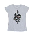 Miniatyrbillede 1 af 2: Harry Potter Womens/Ladies Slytherin Sketch Cotton T-Shirt