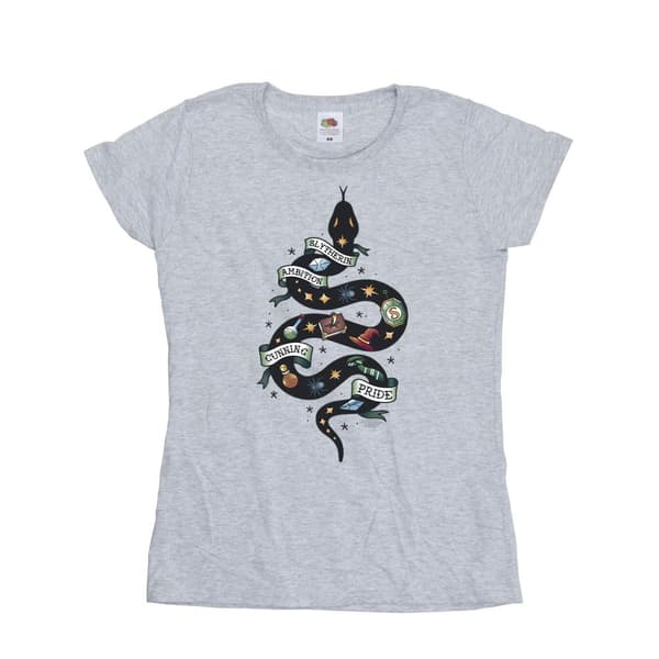 Harry Potter Womens/Ladies Slytherin Sketch Cotton T-Shirt