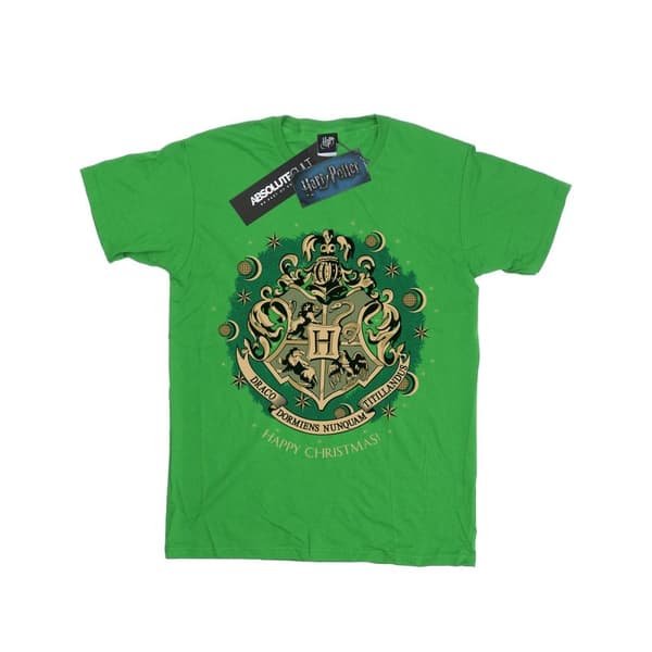 Harry Potter T-shirt i bomull med julkrans för flickor