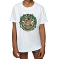 Miniatyrbild 3 av 5: Harry Potter T-shirt i bomull med julkrans för flickor