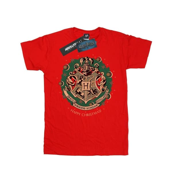 Harry Potter T-shirt i bomull med julkrans för flickor