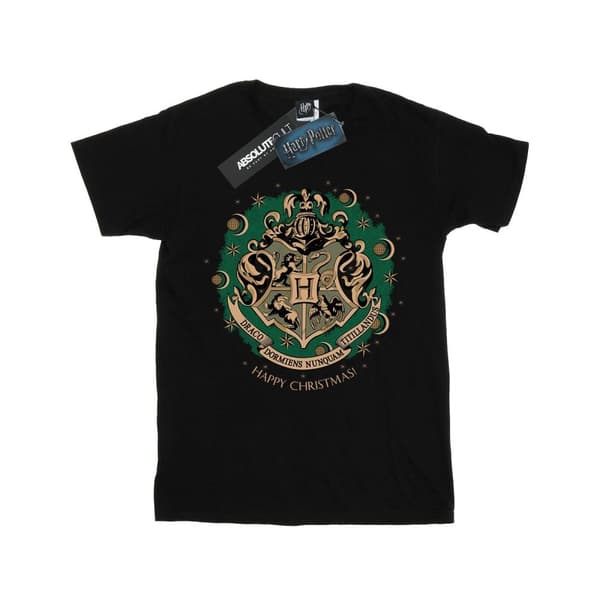 Harry Potter T-shirt i bomull med julkrans för flickor