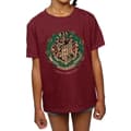 Miniatyrbild 3 av 5: Harry Potter T-shirt i bomull med julkrans för flickor