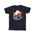 Pikkukuva 1 / 3: Disney Girls Big Hero 6 Baymax Group Manga Cotton T-Shirt