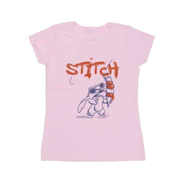 Disney Womens/Ladies Lilo & Stitch Ice Creams Cotton T-Shirt