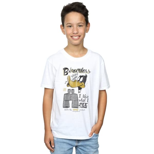 Looney Tunes Boys Daffy Duck Binoculars T-Shirt