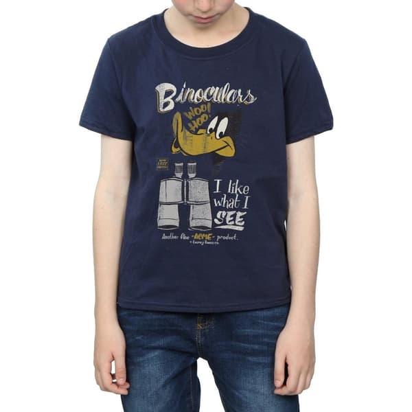 Looney Tunes Boys Daffy Duck Binoculars T-Shirt
