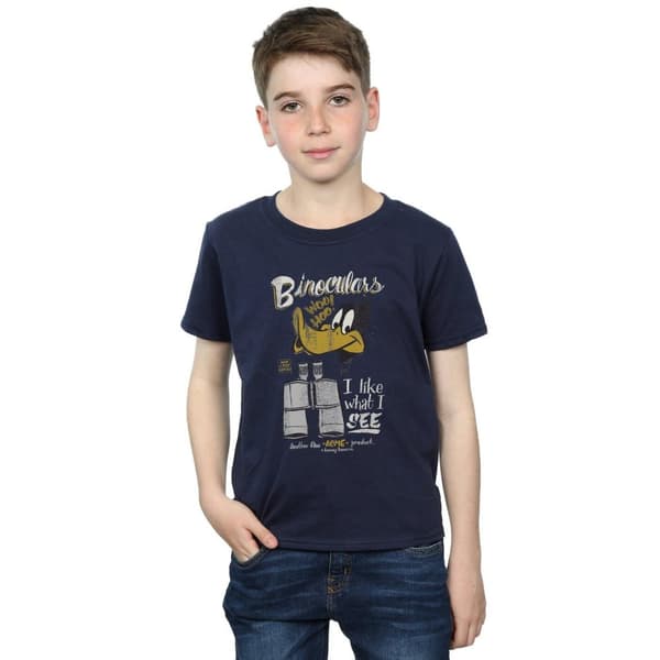 Looney Tunes Boys Daffy Duck Binoculars T-Shirt