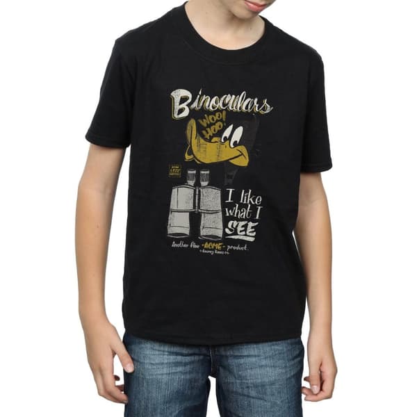 Looney Tunes Boys Daffy Duck Binoculars T-Shirt