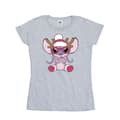 Miniatyrbillede 1 af 3: Disney Womens/Ladies Lilo & Stitch Angel Reindeer Cotton T-Shirt