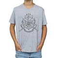 Miniatyrbillede 3 af 5: Harry Potter Boys Hogwarts Badge Wands T-Shirt