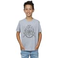 Miniatyrbillede 2 af 5: Harry Potter Boys Hogwarts Badge Wands T-Shirt