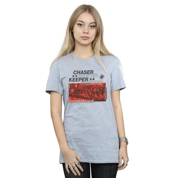 Harry Potter Womens/Ladies Go Go Gryffindor Cotton Boyfriend T-Shirt