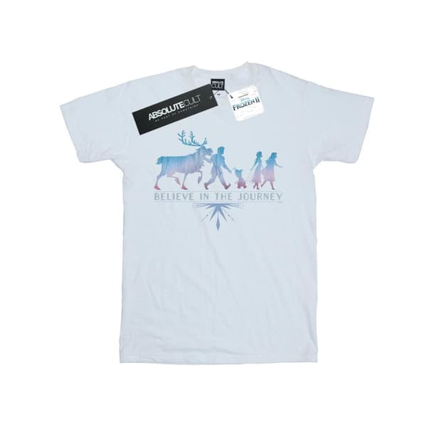 Disney Frozen 2 Believe In The Journey Silhuett T-shirt i bomull för flickor