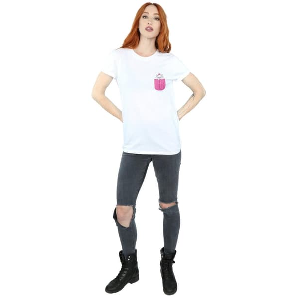 Disney Womens/Ladies Aristocats Marie Chest Cotton Boyfriend T-Shirt