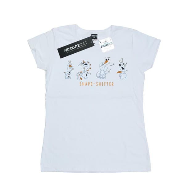 Disney Dam/Tjej Frozen 2 Olaf Shape-Shifter Bomulls-T-shirt