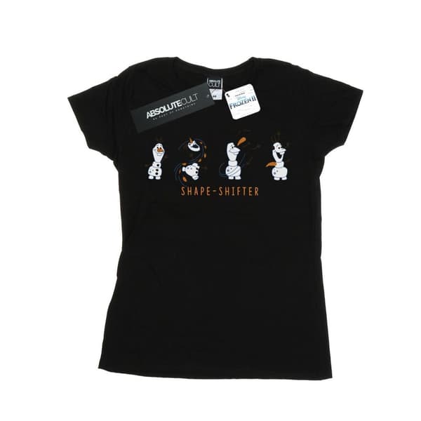 Disney Womens/Ladies Frozen 2 Olaf Shape-Shifter Cotton T-Shirt