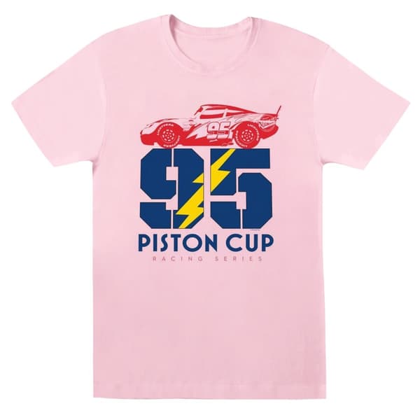 Disney Dam/Tjej Cars Piston Cup 95 Boyfriend-T-shirt i bomull