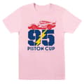 Miniatyrbild 1 av 2: Disney Dam/Tjej Cars Piston Cup 95 Boyfriend-T-shirt i bomull