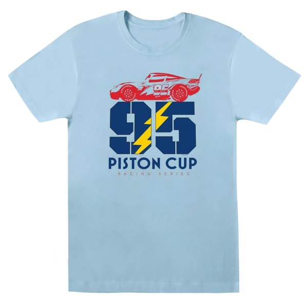 Disney Dam/Tjej Cars Piston Cup 95 Boyfriend-T-shirt i bomull
