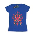 Miniatyrbilde 1 av 5: Harry Potter Womens/Ladies Christmas Fair Isle Cotton T-Shirt