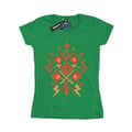 Miniatyrbilde 1 av 5: Harry Potter Womens/Ladies Christmas Fair Isle Cotton T-Shirt
