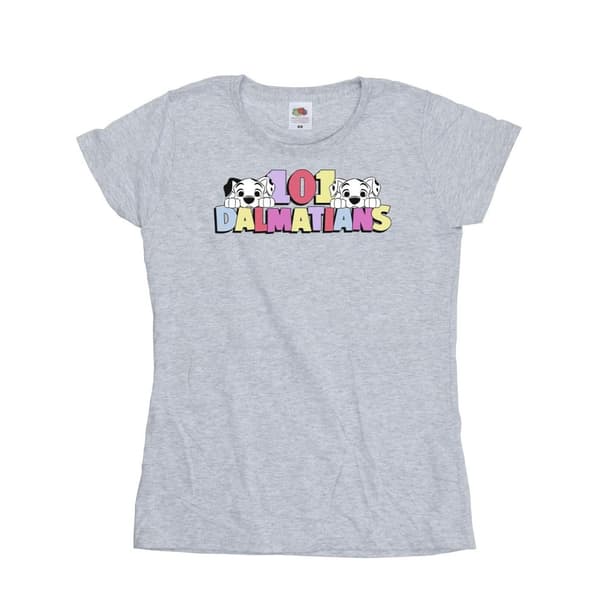 Disney Dam/Tjej 101 Dalmatians T-shirt i bomull med flera färger