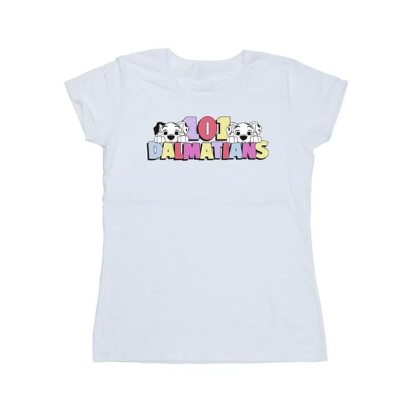 Disney Dam/Tjej 101 Dalmatians T-shirt i bomull med flera färger